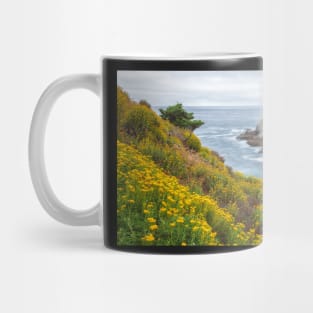 Sunflowers on Slope Mug